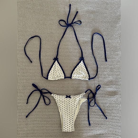 Frankie's Bikinis Other - PINK by Frankie’s Bikini swimsuit top and bottoms